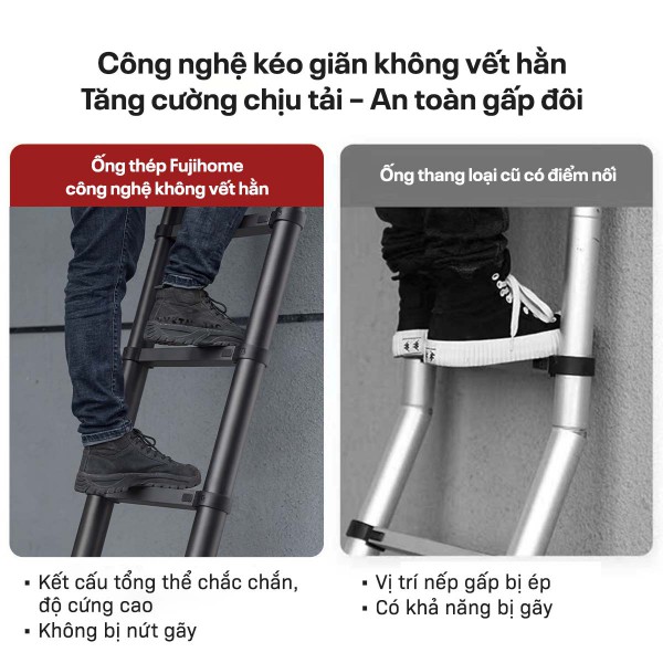 Thang rút đơn thép carbon Fujihome STL59
