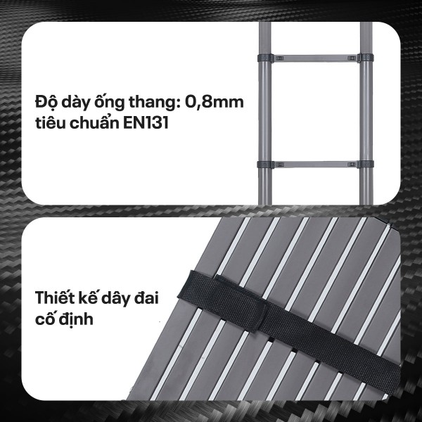 Thang rút đơn thép carbon Fujihome STL27