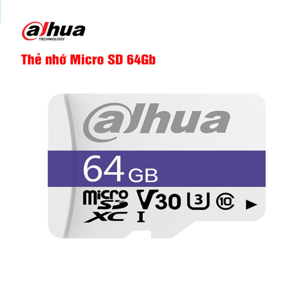 Thẻ nhớ Micro SD 64Gb DAHUA DHI-TF-C100/64GB | Hàng chính hãng