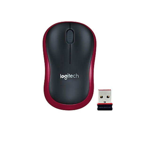 Chuột không dây Logitech M185 Đỏ 910-002503 | Hàng chính hãng