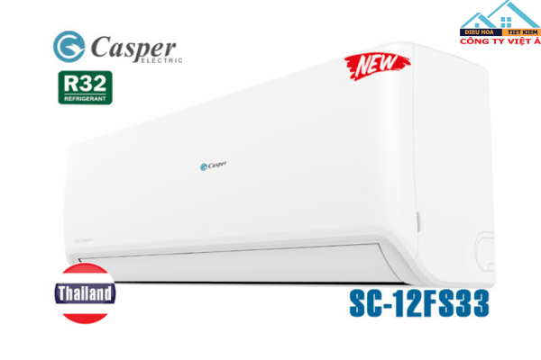 Điều hòa 12000BTU Casper 1 chiều SC-12FS33 MỚI 2023 | Hàng chính hãng