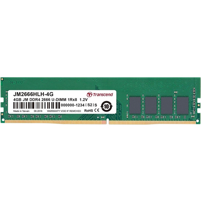 Ram Desktop Transcend JetRam 4GB (1x4GB) DDR4 2666MHz (JM2666HLH-4G) | Hàng chính hãng