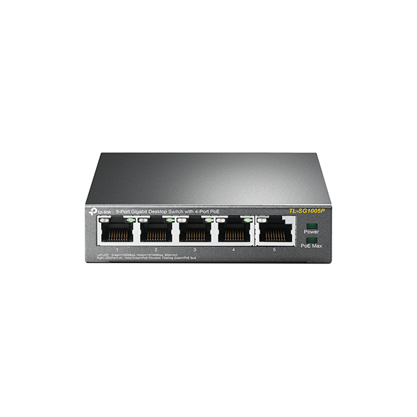 Switch TP-Link TL-SF1005P Để Bàn 5 cổng 10/100Mbps với 4 cổng PoE | Hàng chính hãng