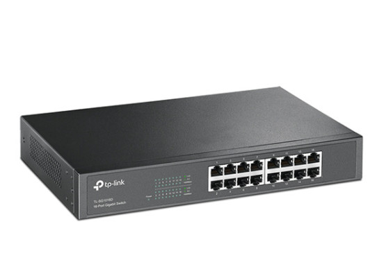 Switch 16 Cổng Gigabit 1000Mbps (Vỏ Kim Loại) TP-Link  TL-SG1016D | Hàng chính hãng