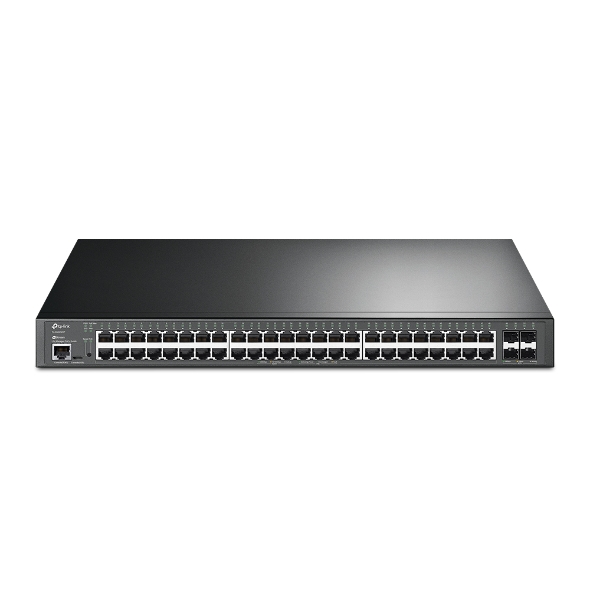 Switch tplink TL-SG3452XP Quản Lý L2+, JetStream 48-Cổng Gigabit, 4 Cổng 10GE SFP+ với 48 Cổng PoE+ | Hàng chính hãng
