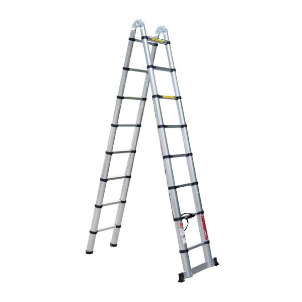 FUJIHOME TLA08 – Thang nhôm rút gọn chữ A đa năng cao 5m, chắc chắn