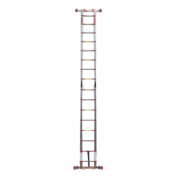 FUJIHOME TLA08IR – Thang INOX rút gọn chữ A cao cấp, siêu bền chống gỉ