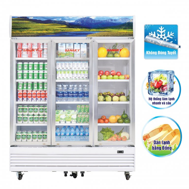 Tủ mát Sanaky Inverter VH-1520HP3 | Hàng chính hãng
