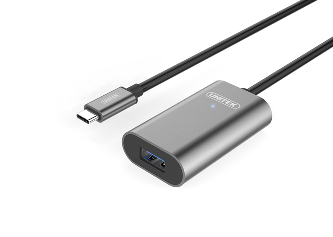 Cáp USB Type-C  ->USB nối dài USB 3.0 5m  UNITEK U304AG | Hàng chính hãng