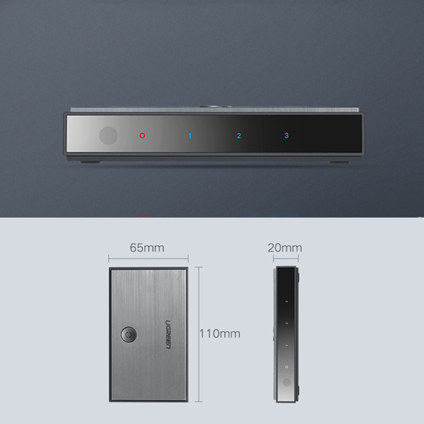 Bộ gộp HDMI 2.0 3 vào 1 Ugreen 50709 chính hãng hỗ trợ 4K2K@60Hz | Hàng chính hãng