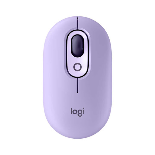 Chuột không dây Logitech POP with Emoji Tím 910-006621 | Hàng chính hãng