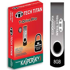 USB 8GB Tech Titan Kaspersky Bảo Mật