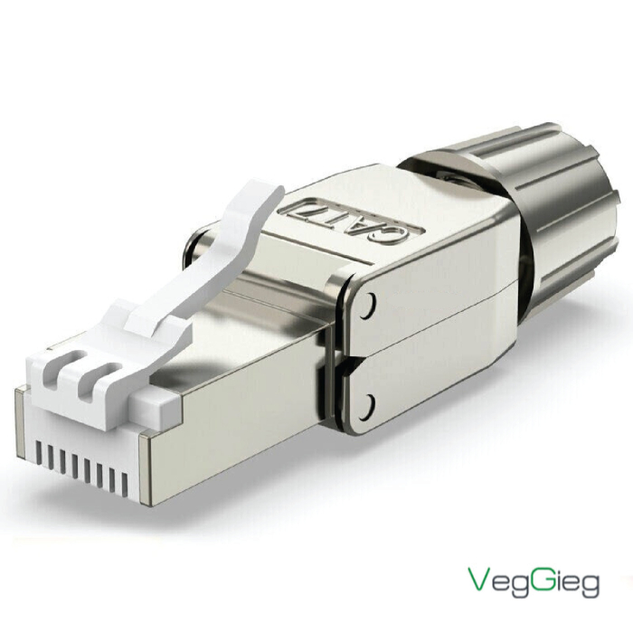 Hạt mạng cat7 V-E010 VG (bọc sắt) | Hàng chính hãng