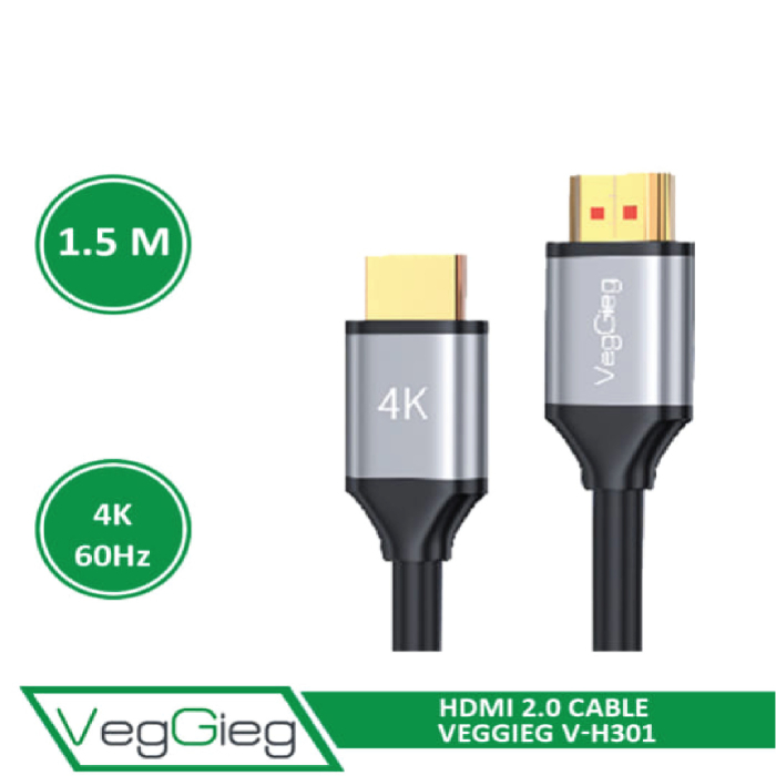 Dây HDMI 4K V-H301 1.5m VG | Hàng chính hãng