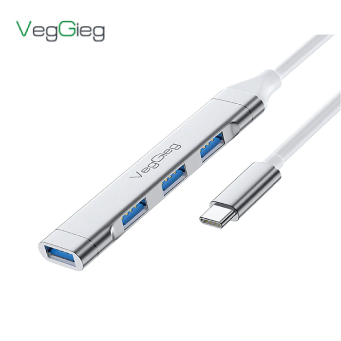 TypeC 3.0 + 4port Hub V-K303 | Hàng chính hãng