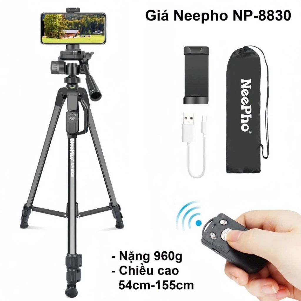 Chân Máy Ảnh & Điện Thoại Tripod NeePho NP-8830