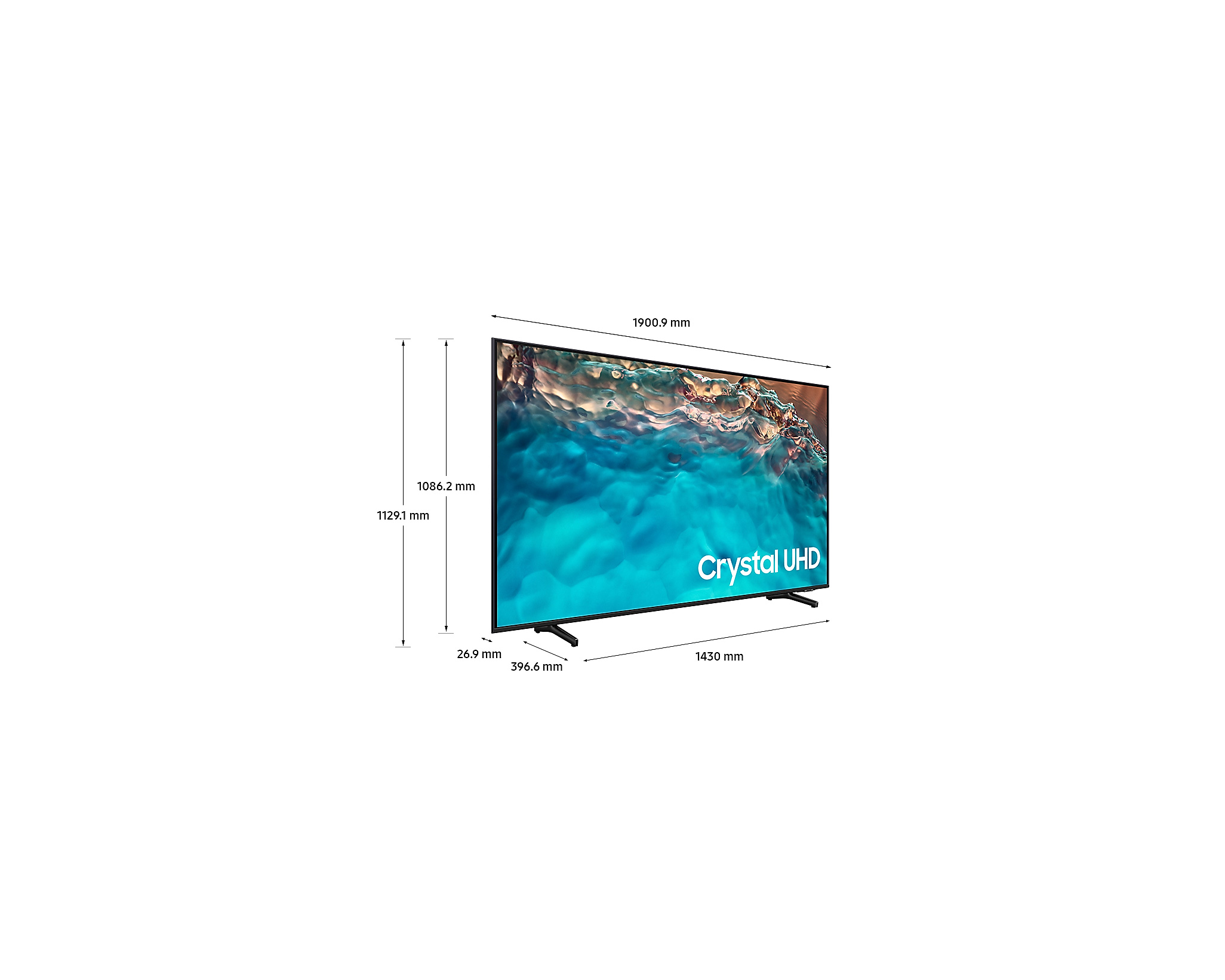 TIVI Samsung 85 inch Crystal UHD 4K BU8000 | Hàng chính hãng