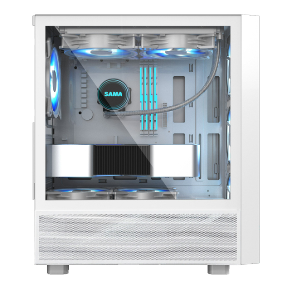 VỎ MÁY TÍNH SAMA TRUONG SA (WH) (ATX - 3 FAN ARGB) | Hàng chính hãng