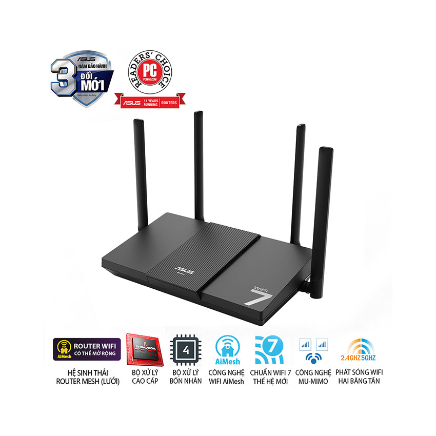 Router WiFi 7 ASUS RT-BE50