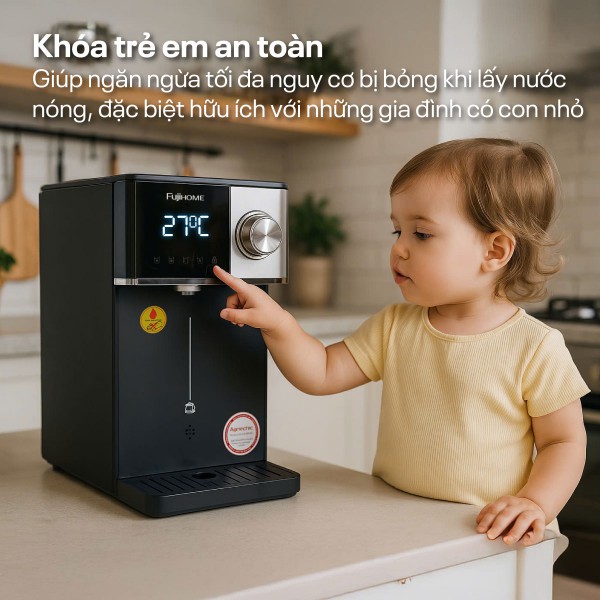 Máy lọc nước RO nóng lạnh Fujihome WP302C