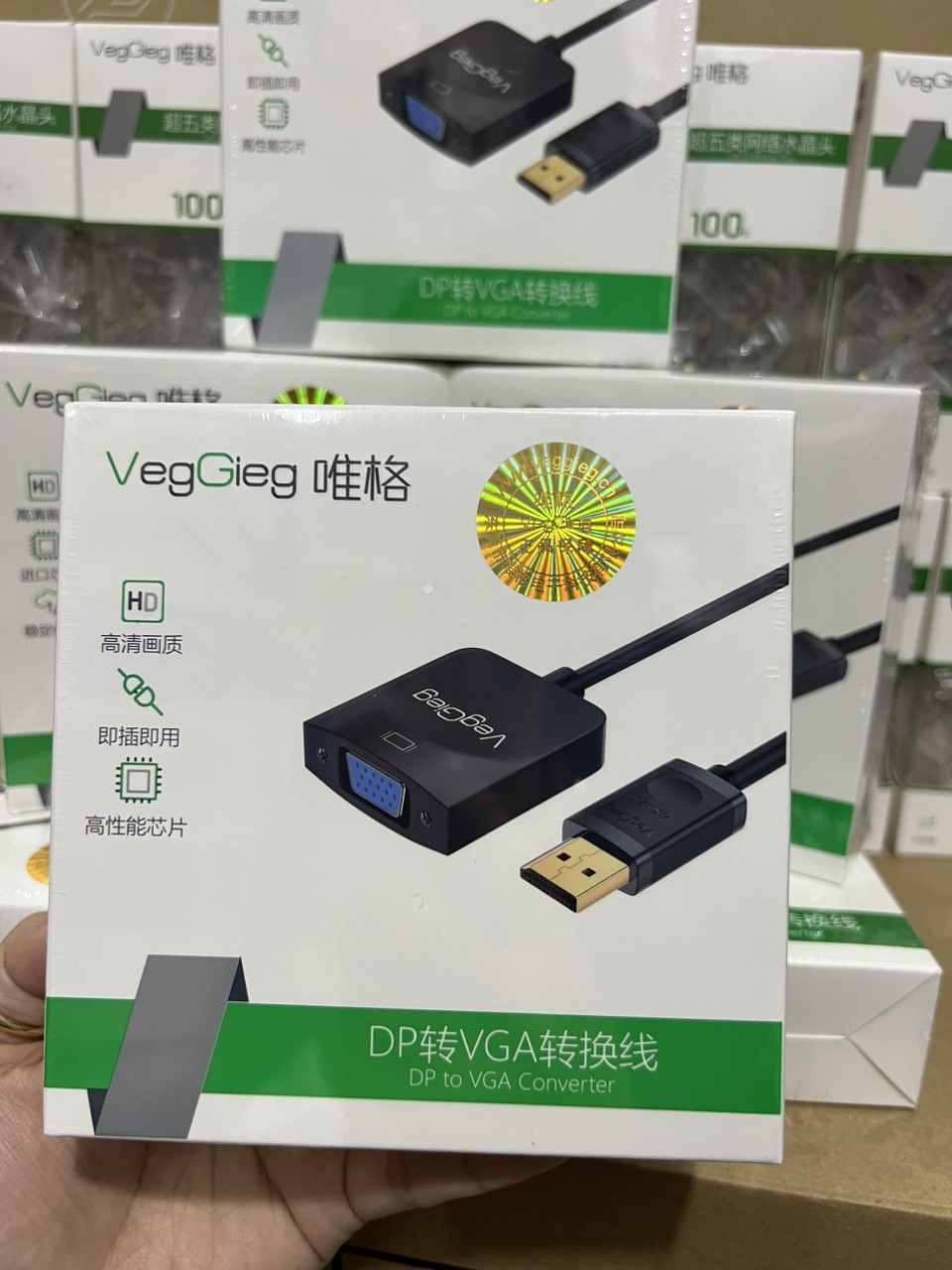 Cáp chuyển DisplayPort sang VGA VegGieg VZ615