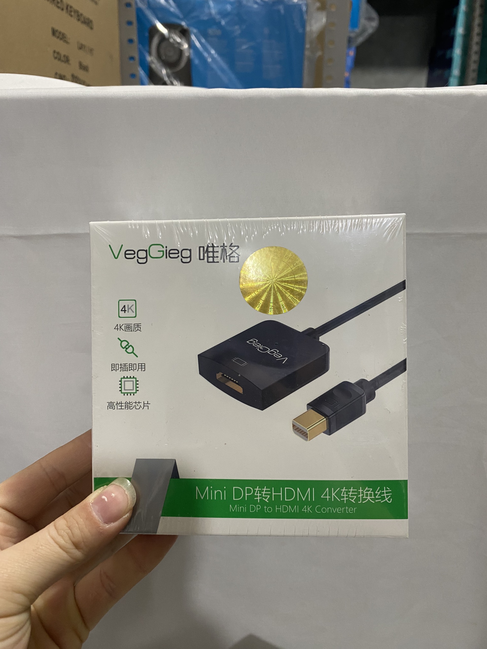 Mini Display to HDMI 4k veggieg VZ616 | Hàng chính hãng