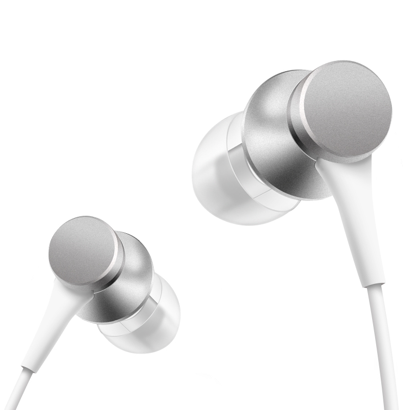 Tai nghe Xiaomi Mi In‑Ear Headphones Basic – Silver (ZBW4355TY) | Hàng chính hãng