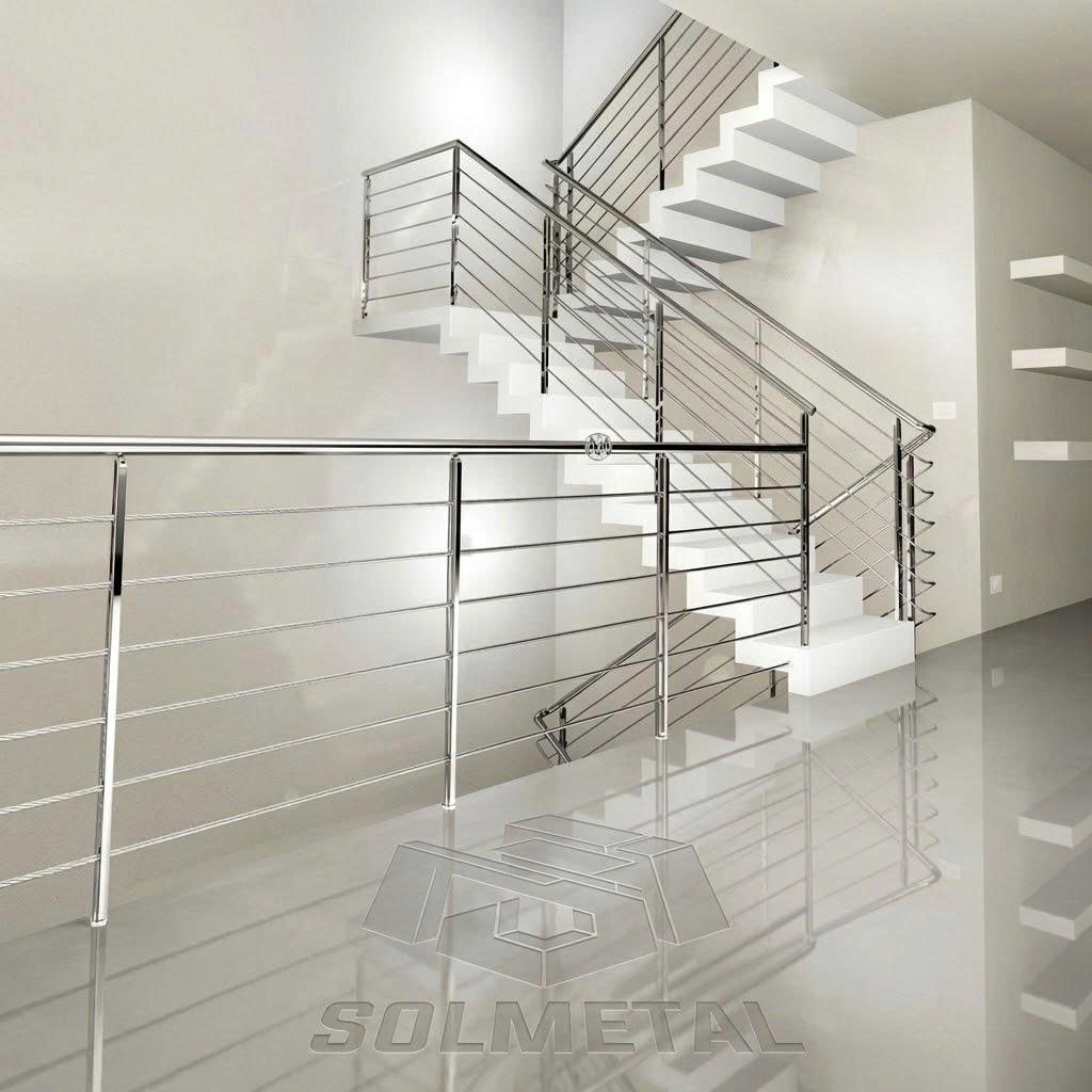 Lan can thép, inox