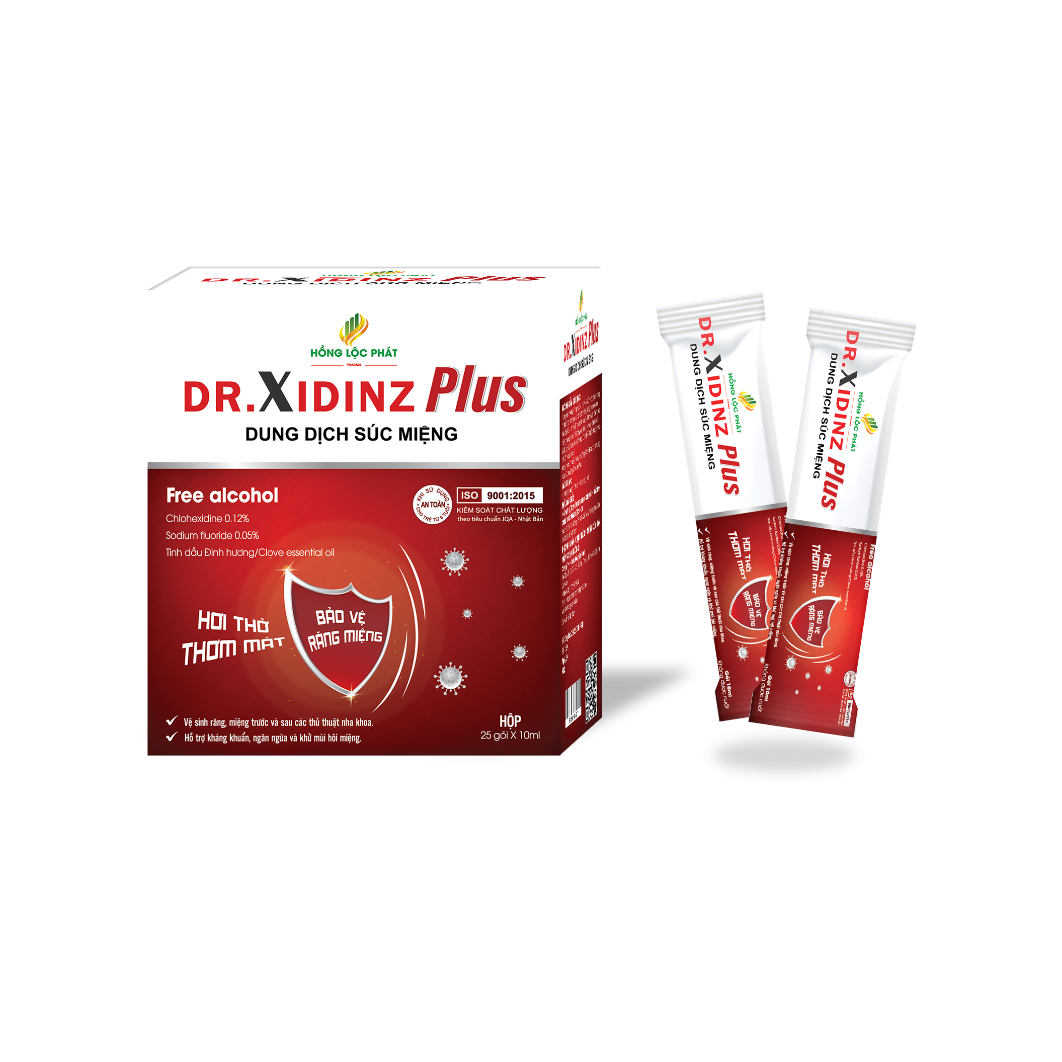 DUNG DỊCH SÚC MIỆNG DR. XIDINZ PLUS