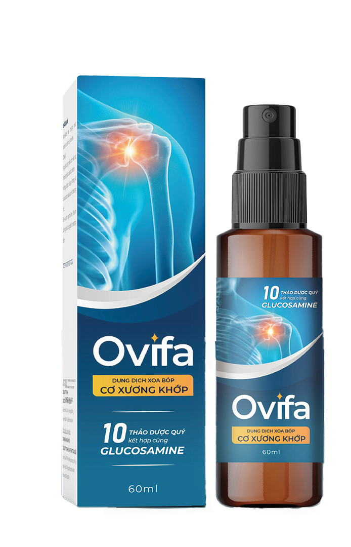 DUNG DỊCH XOA BÓP CƠ XƯƠNG KHỚP OVIFA