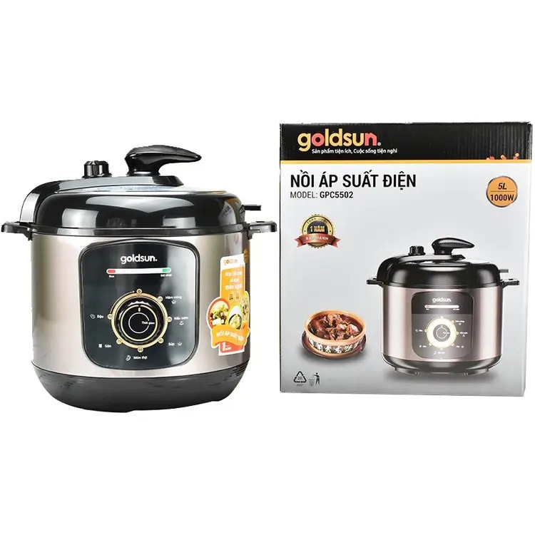 Nồi áp suất điện Goldsun 5 lít
