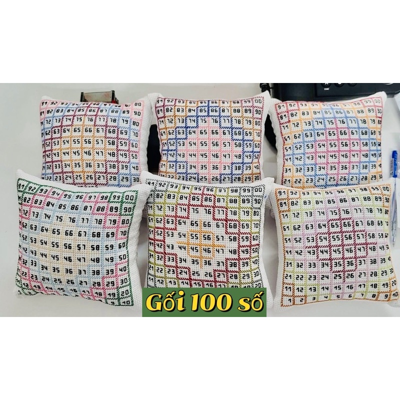 Gối ghim kim có số 100 số và 50 số