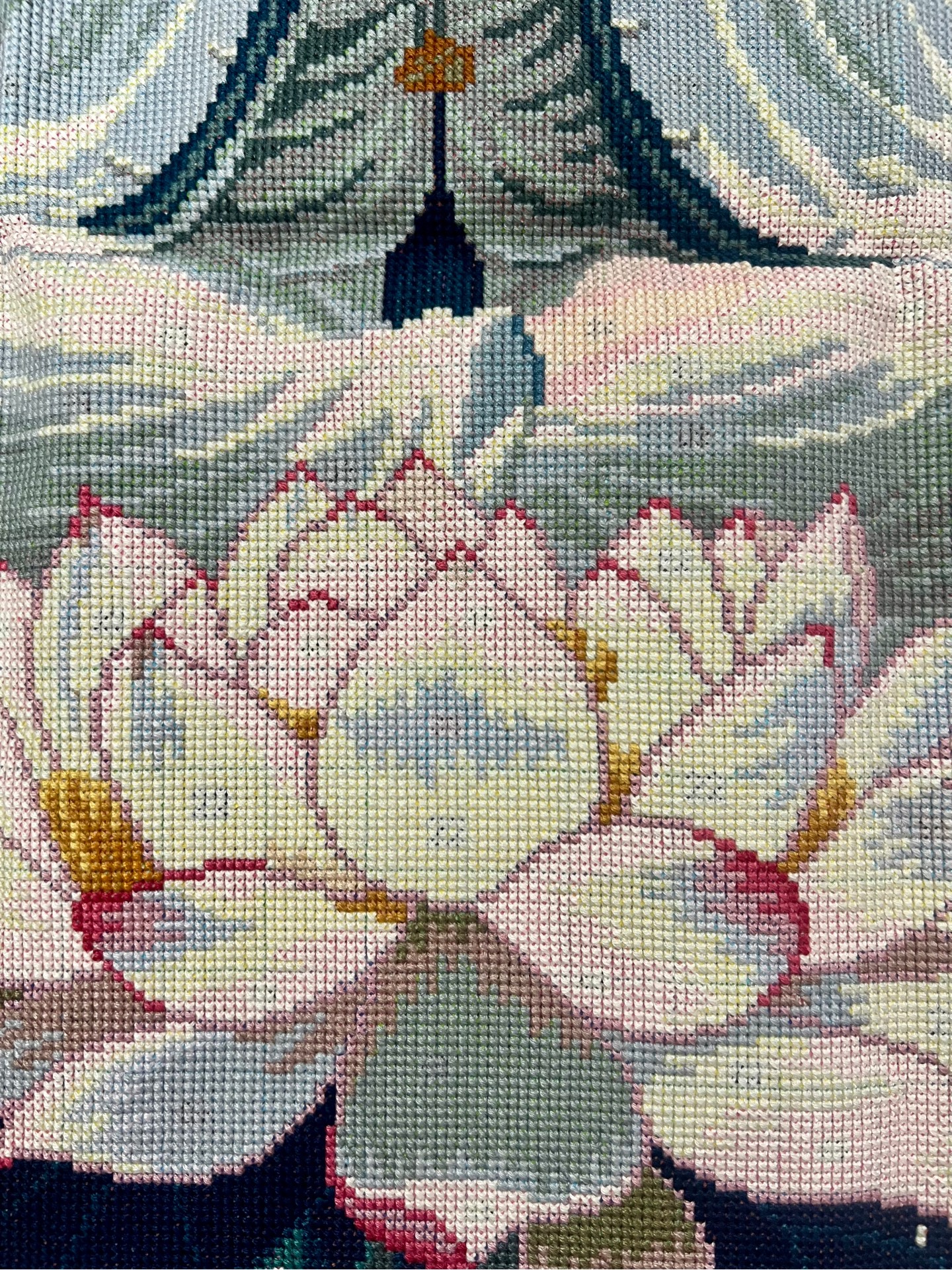 TRANH ĐÃ THÊU PHẬT QUAN ÂM VS8273, KÍCH THƯỚC 60 x 90 CM