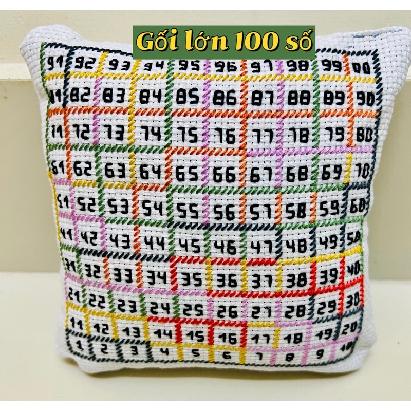 Gối ghim kim có số 100 số và 50 số