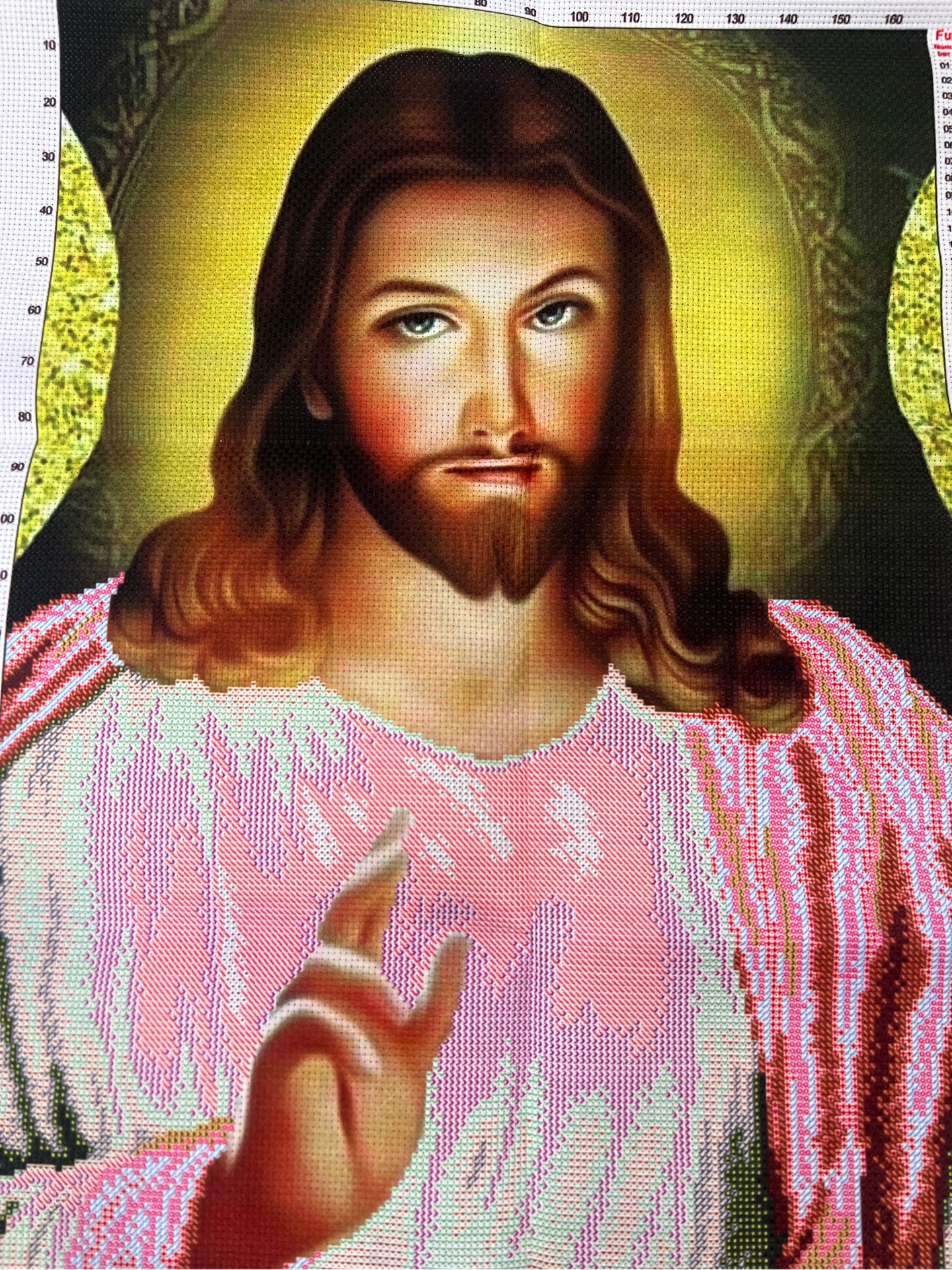 Tranh thêu chúa giê su 89001, kích thước 44x55 cm