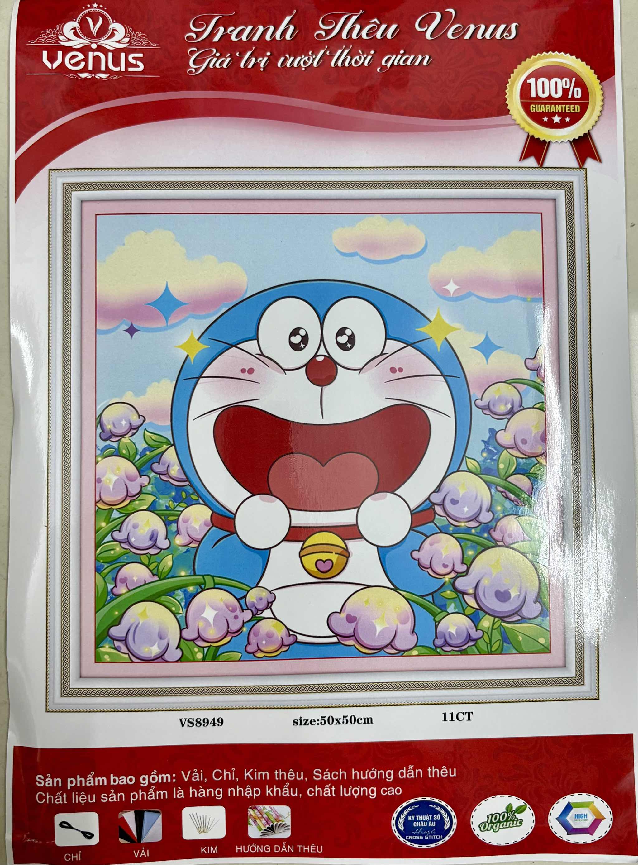 TRANH THÊU KÍN ĐÔ RÊ MON VS8949, KÍCH THƯỚC 50 X 50 CM