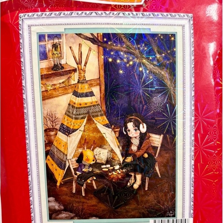 Tranh thêu kín cô gái chibi 88828, 88827, 82280, 82281
