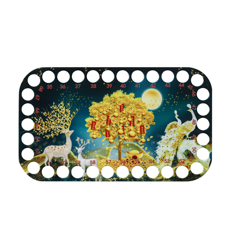 Bảng mica móc chỉ tranh thêu chữ thập