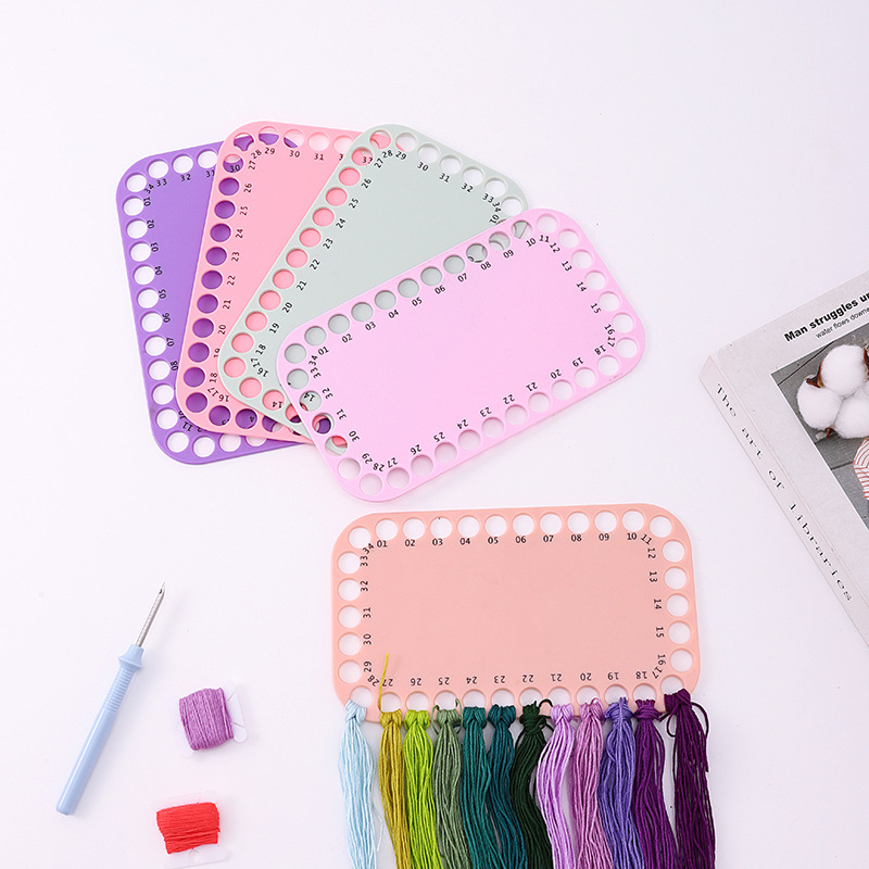 Bảng mica móc chỉ tranh thêu chữ thập