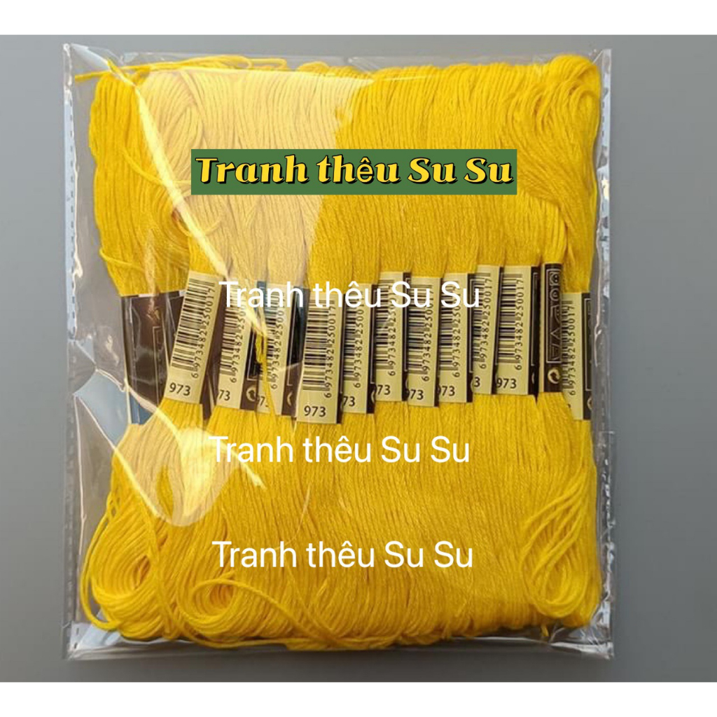 [HCM] 1 tép chỉ thêu cotton theo mã theo hệ DMC, mã từ 900 đến 967
