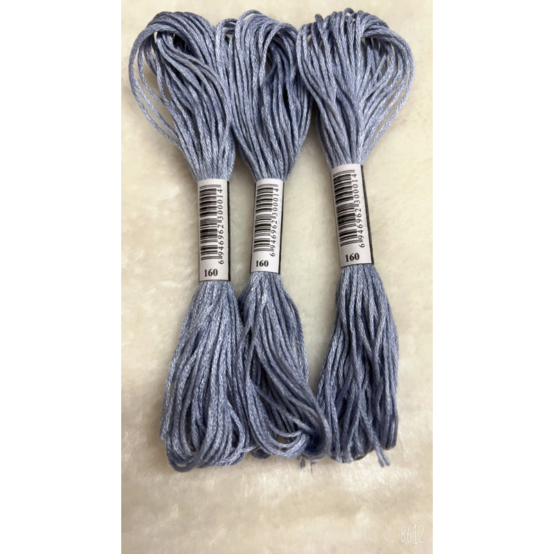 Mã từ 150 đến 169 (giá 1 tép) chỉ thêu cotton theo mã theo hệ DMC