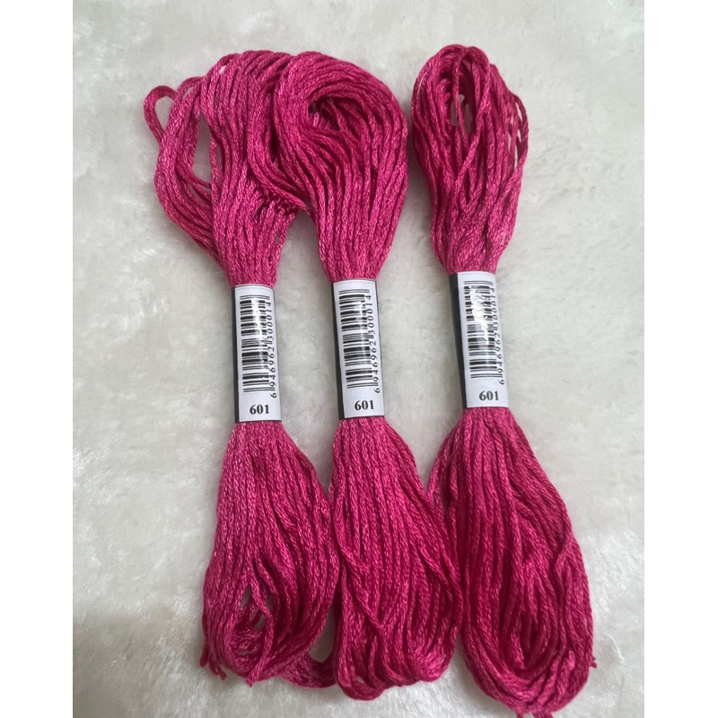 [HCM] 1 tép chỉ thêu cotton theo mã theo hệ DMC, mã từ 600 đến 699