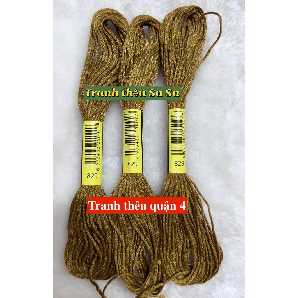 [HCM] 1 tép chỉ thêu cotton theo mã theo hệ DMC, mã từ 800 đến 899