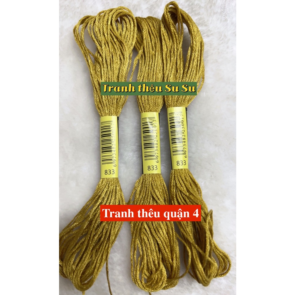 [HCM] 1 tép chỉ thêu cotton theo mã theo hệ DMC, mã từ 800 đến 899