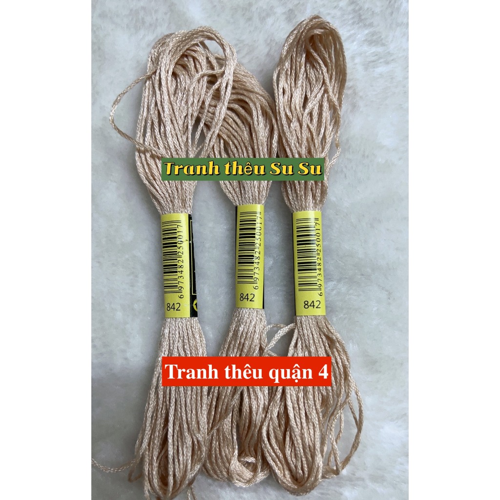 [HCM] 1 tép chỉ thêu cotton theo mã theo hệ DMC, mã từ 800 đến 899