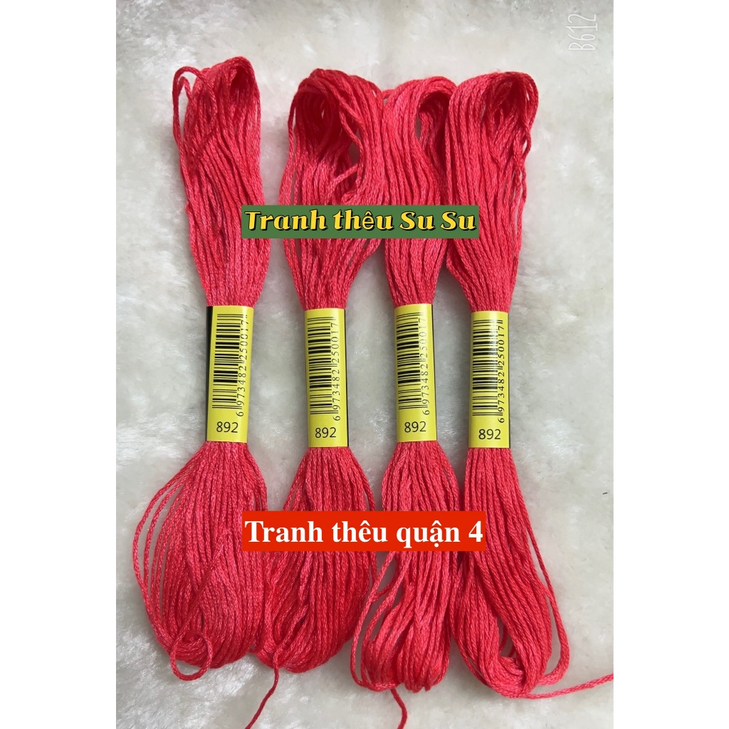 [HCM] 1 tép chỉ thêu cotton theo mã theo hệ DMC, mã từ 800 đến 899