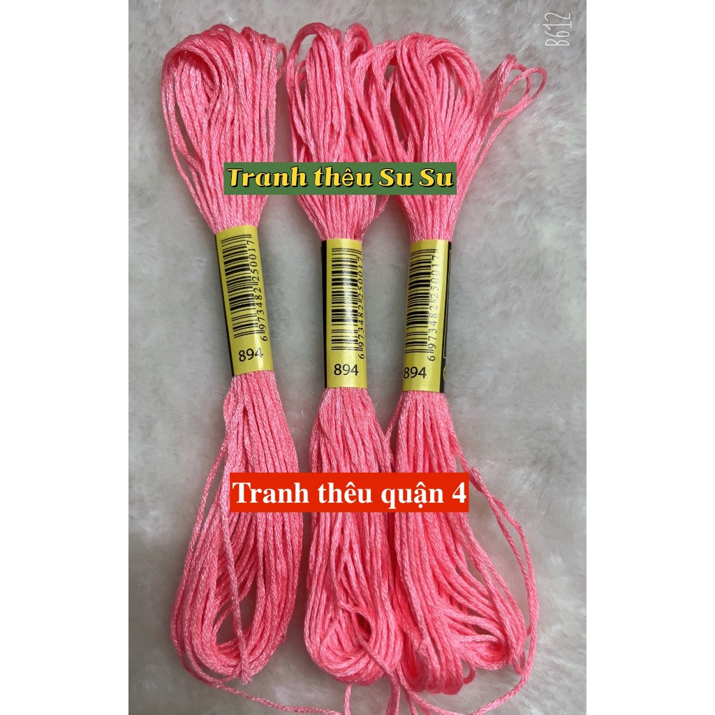 [HCM] 1 tép chỉ thêu cotton theo mã theo hệ DMC, mã từ 800 đến 899