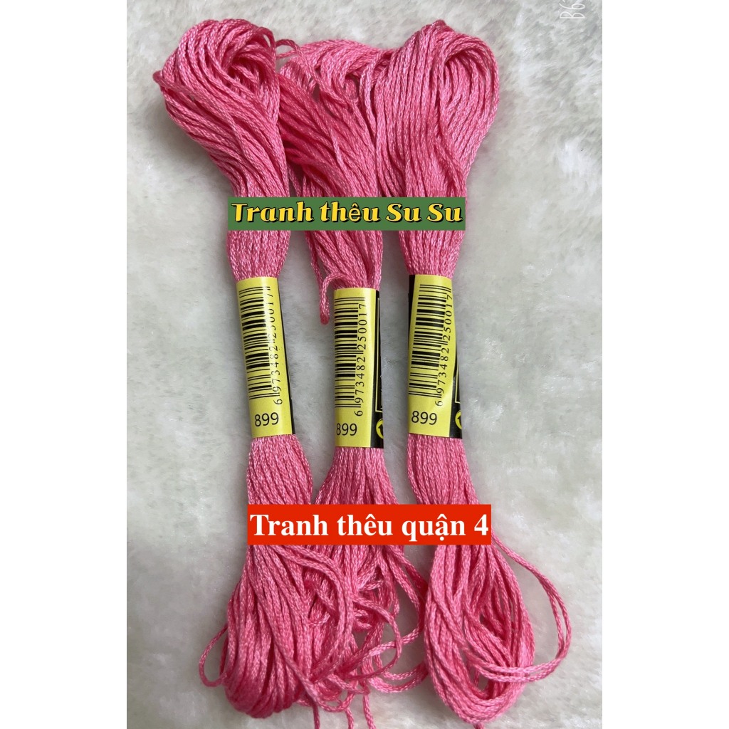 [HCM] 1 tép chỉ thêu cotton theo mã theo hệ DMC, mã từ 800 đến 899