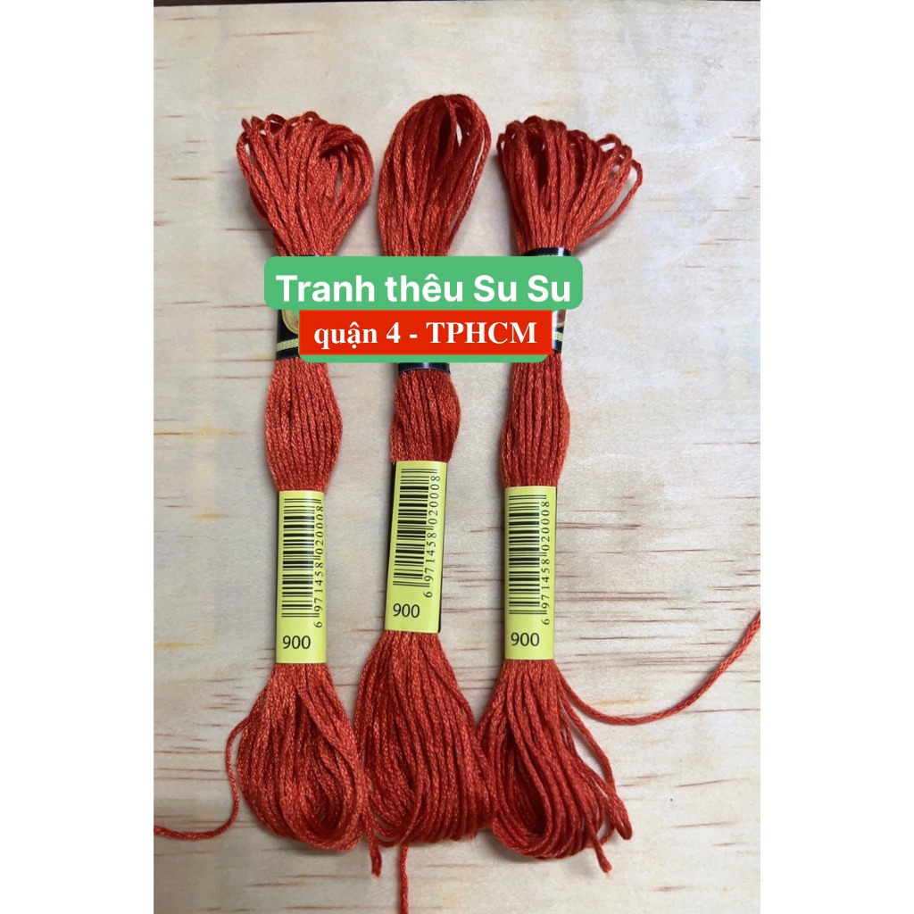 [HCM] 1 tép chỉ thêu cotton theo mã theo hệ DMC, mã từ 900 đến 967