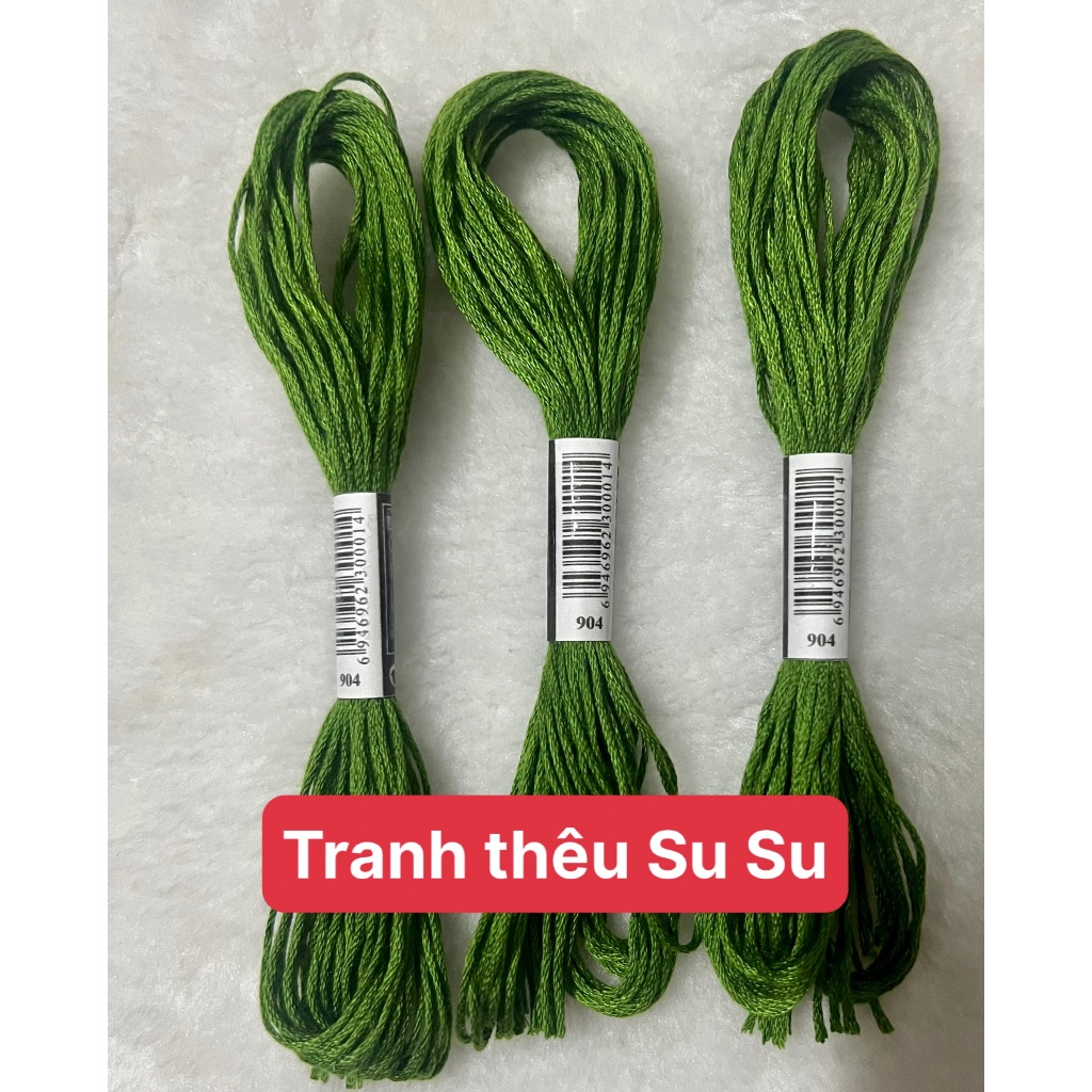 [HCM] 1 tép chỉ thêu cotton theo mã theo hệ DMC, mã từ 900 đến 967